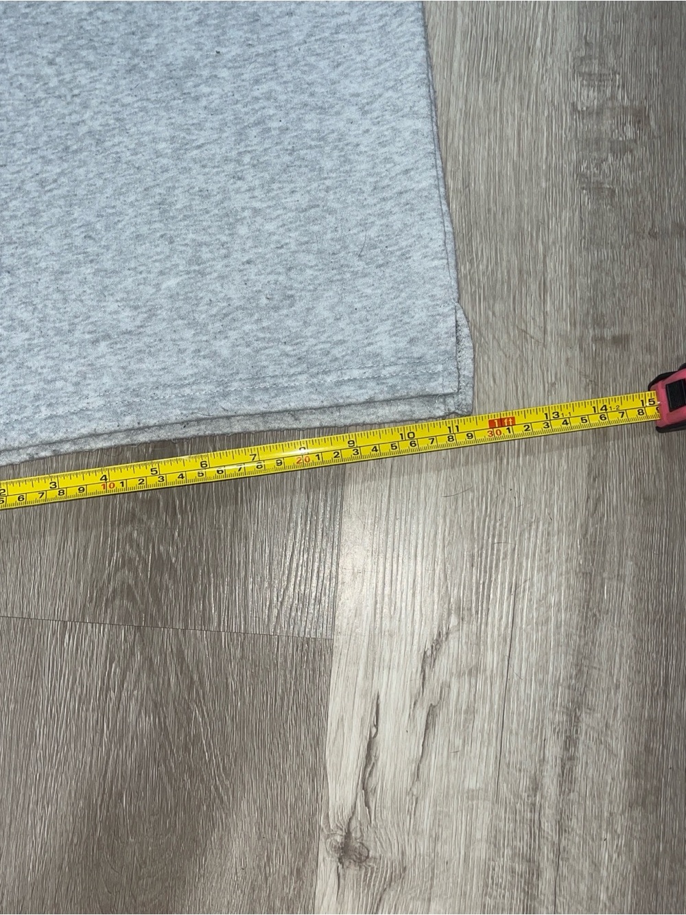 Men's Wide-Leg Gray Drawstring Sweatpants - Picture 4 of 5